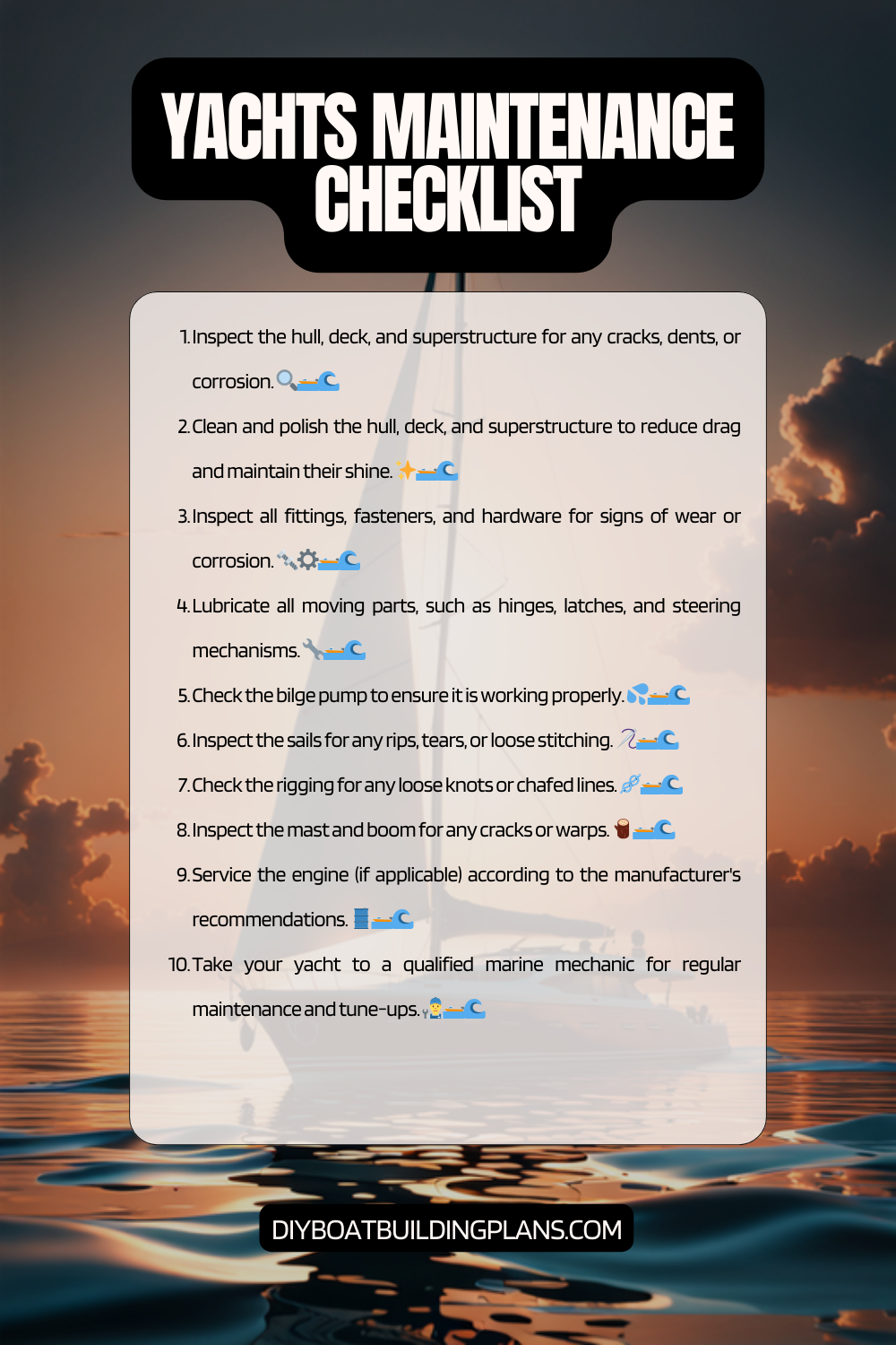 Yacht Maintenance Checklist